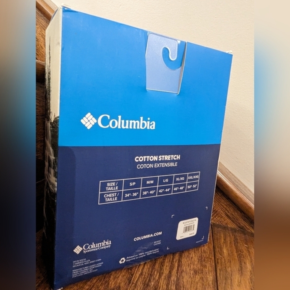 NWT 3pack Columbia t shirt Cotton Stretch Crew Tee, black white & gray Size XL - Picture 10 of 15